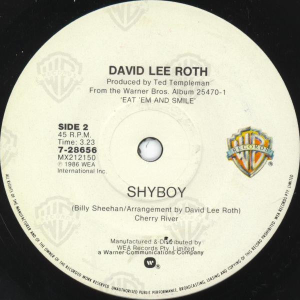 David Lee Roth : Yankee Rose (7", Single)
