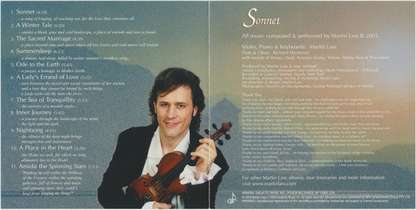 Martin Lass : Sonnet (CD, Album)