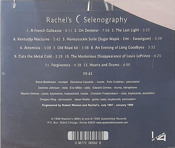Rachel's : Selenography (CD, Album)