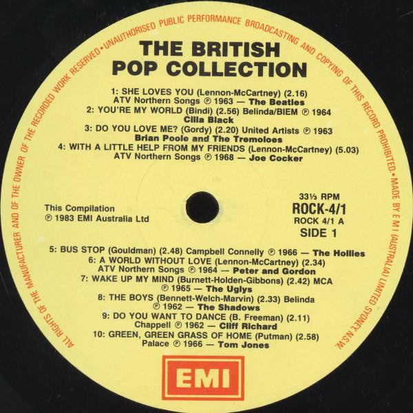 Various : The British Pop Collection (60 Original Artists 60 Original Hits) (Box, Comp + 3xLP)