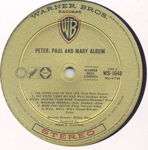 Peter, Paul And Mary* : Album (LP, Album)