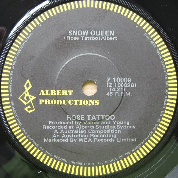 Rose Tattoo : Bad Boy For Love (7", Single)