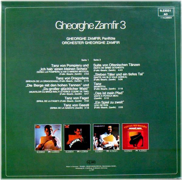 Gheorghe Zamfir : Gheorghe Zamfir 3 (LP, Album)