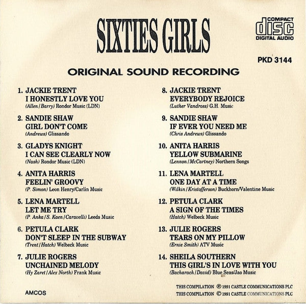 Various : Sixties Girls (CD, Comp)