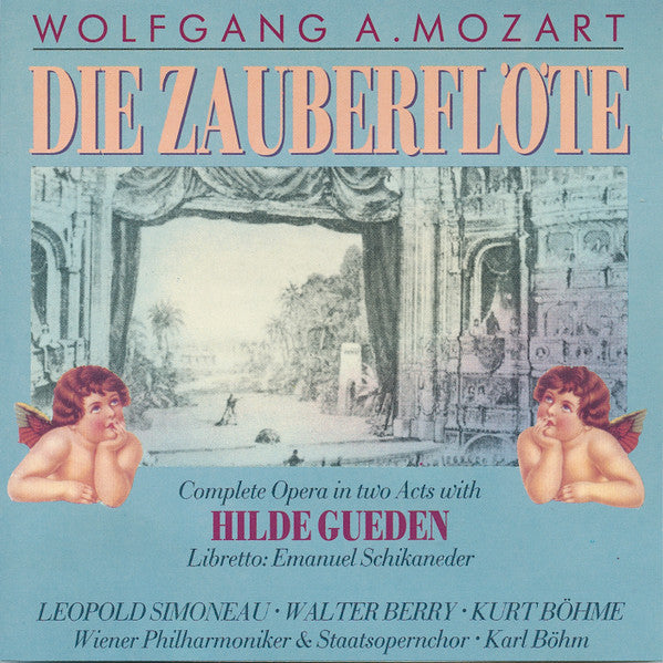 Wolfgang Amadeus Mozart, Hilde Güden, Wilma Lipp, Leopold Simoneau, Walter Berry, Kurt Böhme, Wiener Philharmoniker, Karl Böhm : Die Zauberflöte (2xCD)