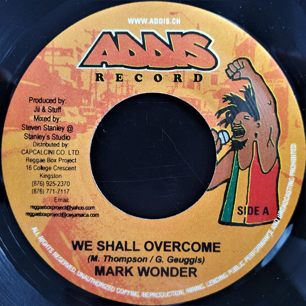 Mark Wonder : We Shall Overcome (7")