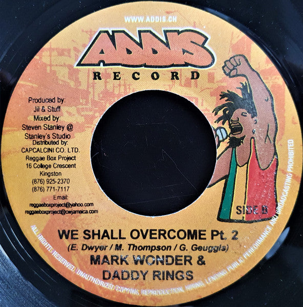 Mark Wonder : We Shall Overcome (7")
