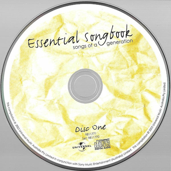 Various : Essential Songbook - Songs Of A Generation (2xCD, Comp)