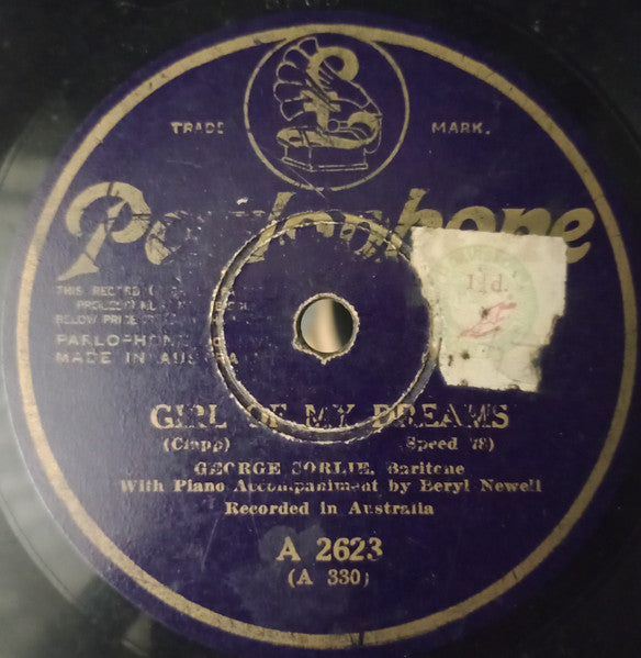 George Sorlie : Ten Little Miles From Nowhere / Girl Of My Dreams (Shellac, 10")