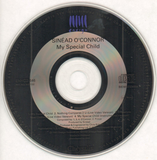 Sinéad O'Connor : My Special Child (CD, Single)