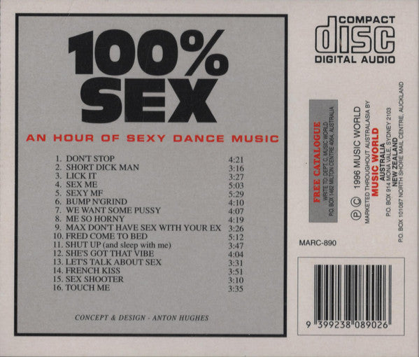 New York Session Singers : 100% Sex (CD, Comp)