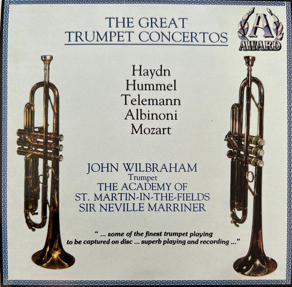 John Wilbraham, Sir Neville Marriner, The Academy Of St. Martin-in-the-Fields : The Great Trumpet Concertos (CD)