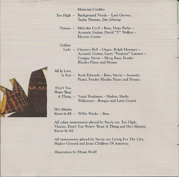 Stevie Wonder : Innervisions (CD, Album, RE, RM, Mad)