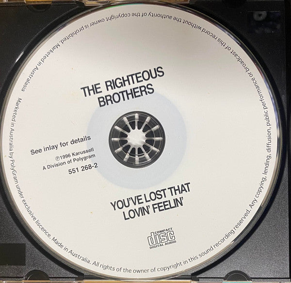 The Righteous Brothers : You've Lost That Lovin' Feelin' (CD, Comp)