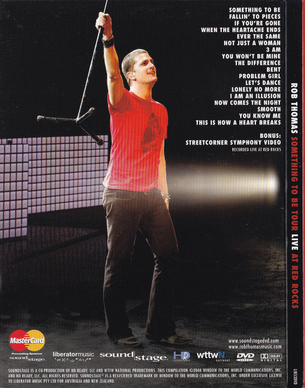 Rob Thomas : Something To Be Tour Live At Red Rocks (DVD-V)