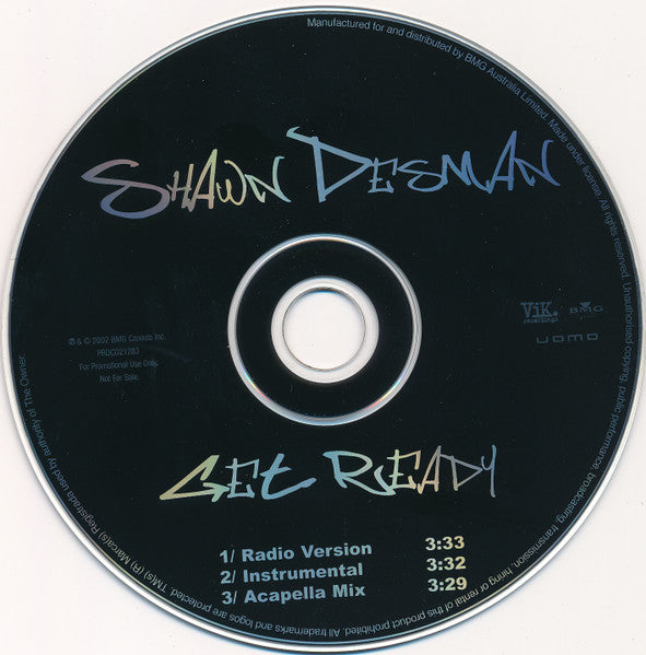 Shawn Desman : Get Ready (CD, Promo)
