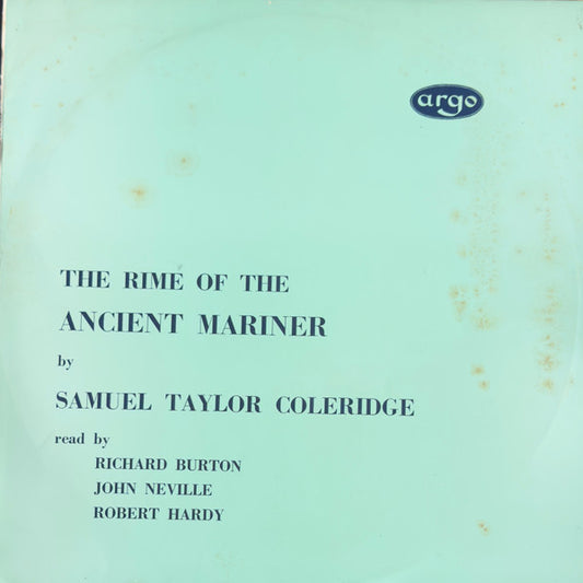 Samuel Taylor Coleridge : The Rime Of The Ancient Mariner (LP, Mono, RP)