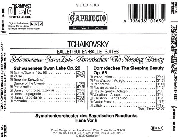 Pyotr Ilyich Tchaikovsky : Balettsuiten = Ballet Suites / Schwanensee = Swan Lake · Dornröschen = The Sleeping Beauty (CD)