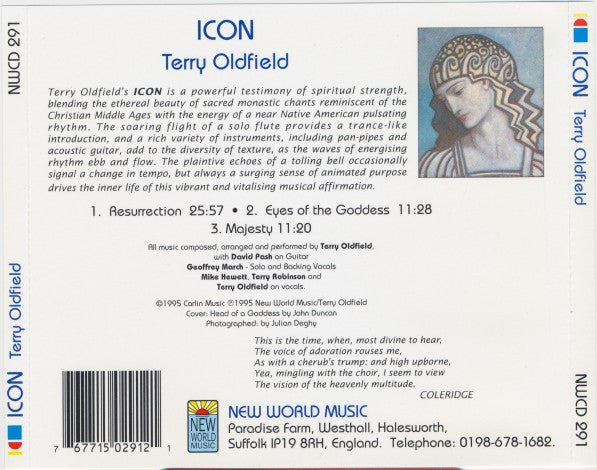 Terry Oldfield : Icon (CD, Album)