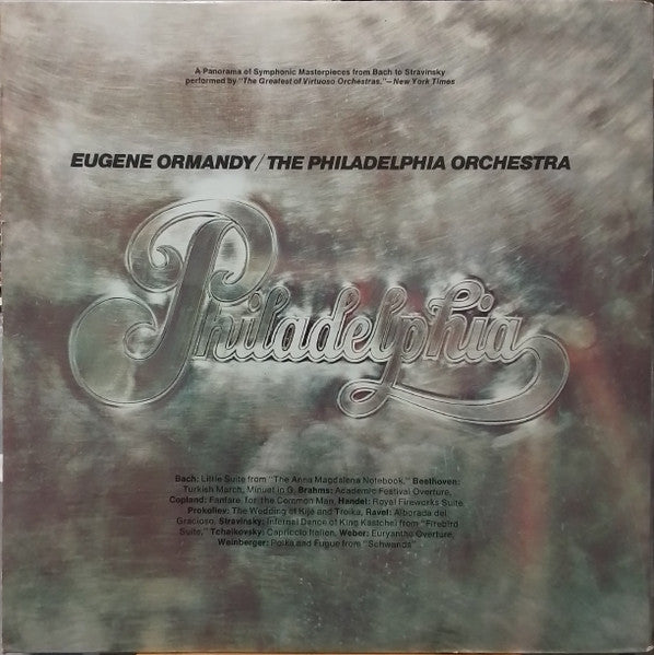 Eugene Ormandy, The Philadelphia Orchestra : Philadelphia (2xLP)