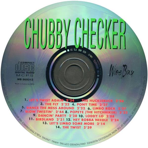 Chubby Checker : Twistin' The Hits (CD, Comp)