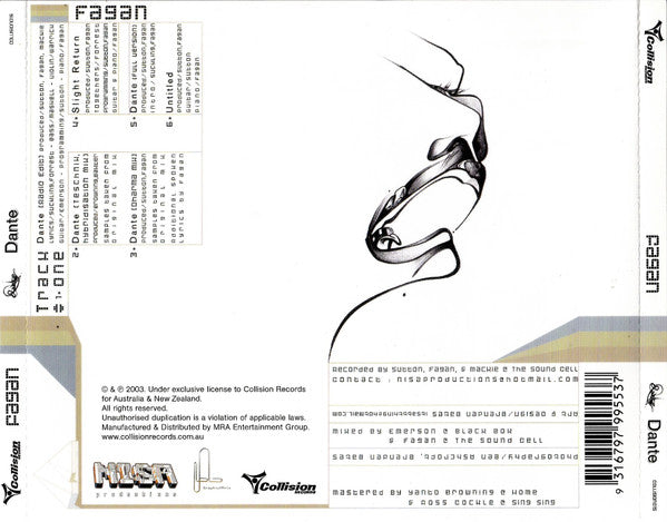 Fagan : Dante (CD, Maxi)
