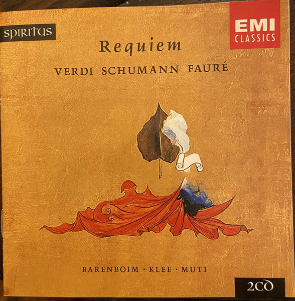 Giuseppe Verdi, Robert Schumann, Gabriel Fauré, Daniel Barenboim, Bernhard Klee, Riccardo Muti : Requiem (2xCD, Comp)