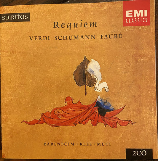 Giuseppe Verdi, Robert Schumann, Gabriel Fauré, Daniel Barenboim, Bernhard Klee, Riccardo Muti : Requiem (2xCD, Comp)