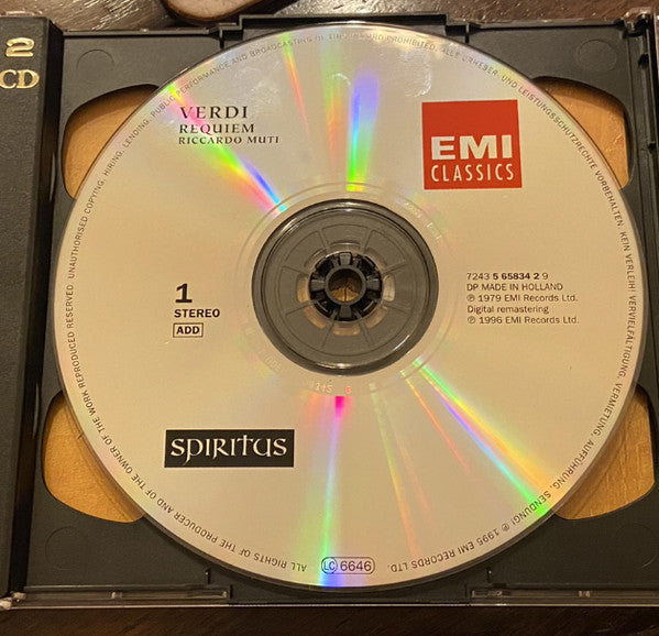 Giuseppe Verdi, Robert Schumann, Gabriel Fauré, Daniel Barenboim, Bernhard Klee, Riccardo Muti : Requiem (2xCD, Comp)