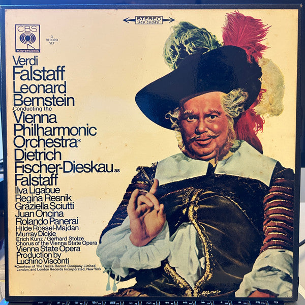 Giuseppe Verdi, Wiener Philharmoniker, Chor Der Wiener Staatsoper*, Leonard Bernstein : Falstaff (Box + 3xLP)