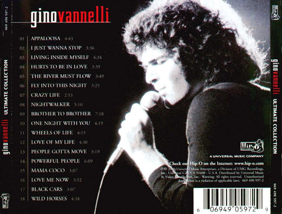 Gino Vannelli : Ultimate Collection (CD, Comp)