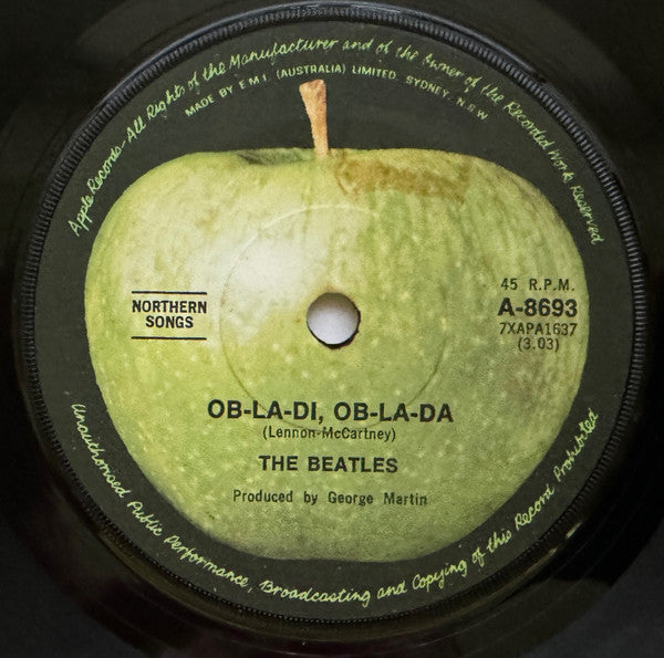 The Beatles : Ob-La-Di, Ob-La-Da (7", Mono)
