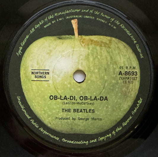 The Beatles : Ob-La-Di, Ob-La-Da (7", Mono)