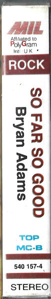 Bryan Adams : So Far So Good (Cass, Comp, RE, Cla)