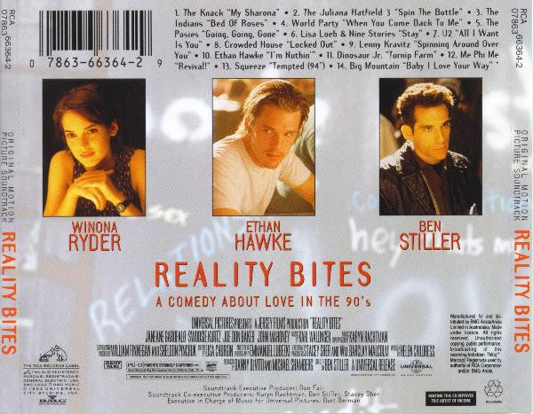 Various : Reality Bites (Original Motion Picture Soundtrack) (CD, Comp, RE)
