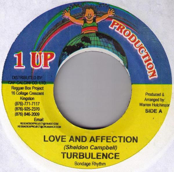 Turbulence (4) / Warren Hutchinson (2) : Love And Affection / Living In Bondage (7")