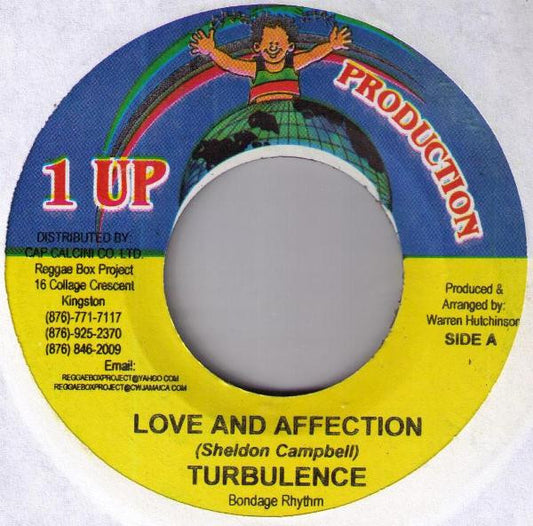 Turbulence (4) / Warren Hutchinson (2) : Love And Affection / Living In Bondage (7")