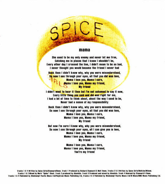 Spice Girls : Mama / Who Do You Think You Are (CD, Single)