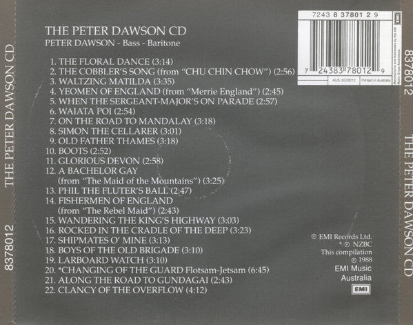 Peter Dawson : The Peter Dawson CD (CD, Comp)