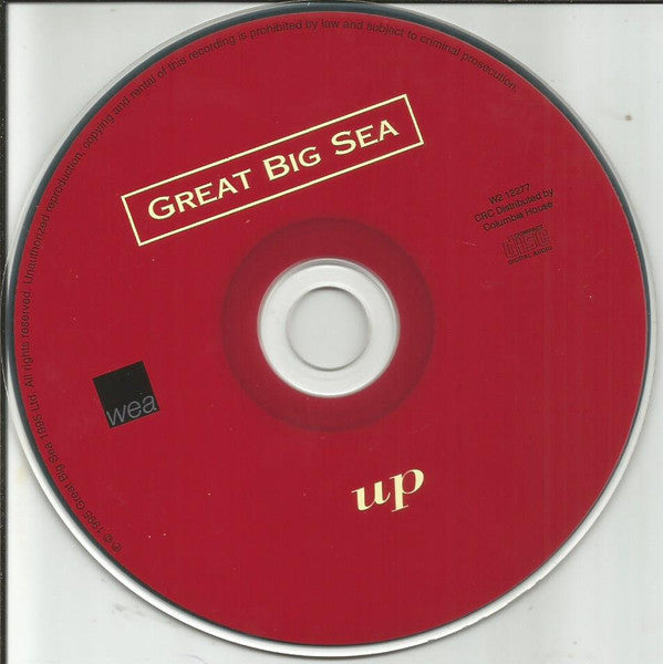 Great Big Sea : Up (CD, Album, Club)