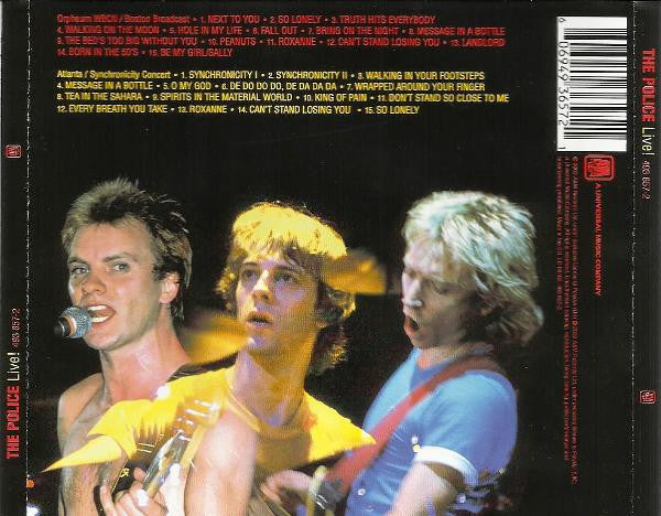 The Police : Live! (2xCD, Album, RE, RM)