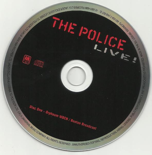 The Police : Live! (2xCD, Album, RE, RM)