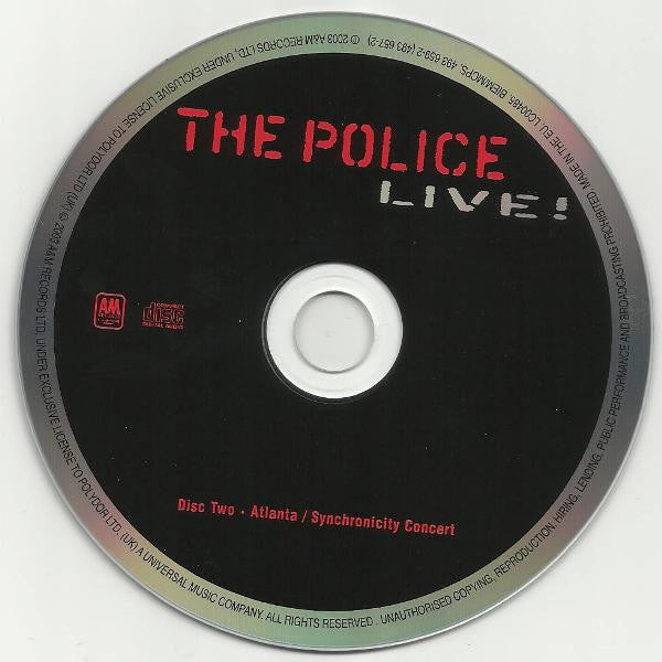 The Police : Live! (2xCD, Album, RE, RM)