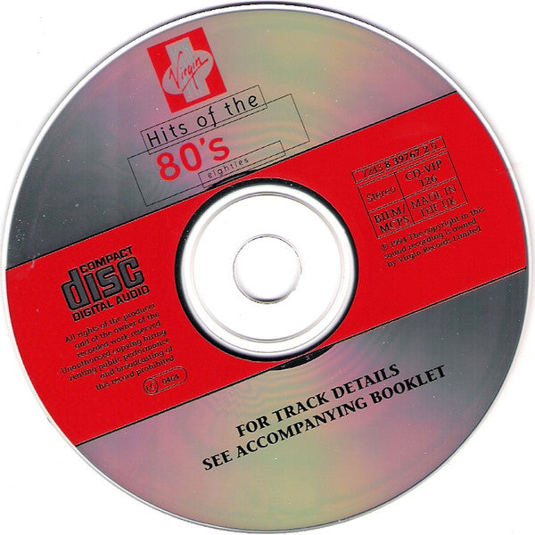 Various : Hits Of The 80's (CD, Comp)