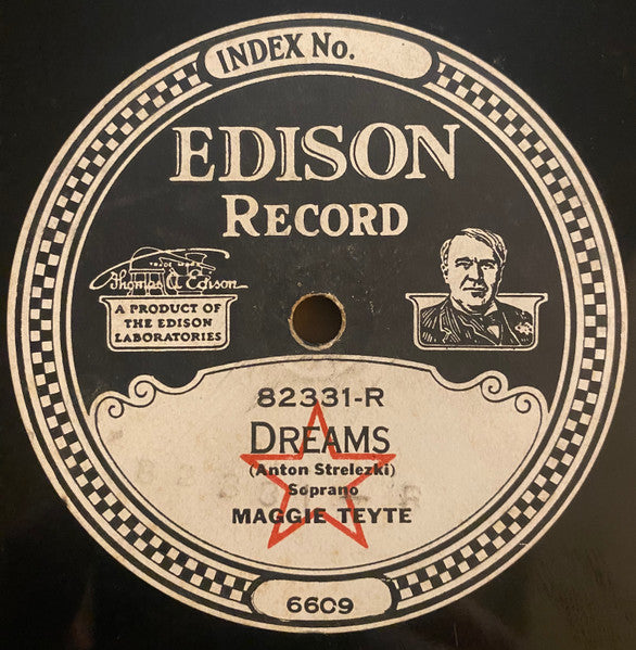 Maggie Teyte : Dreams / Happy Days (Edison Disc)