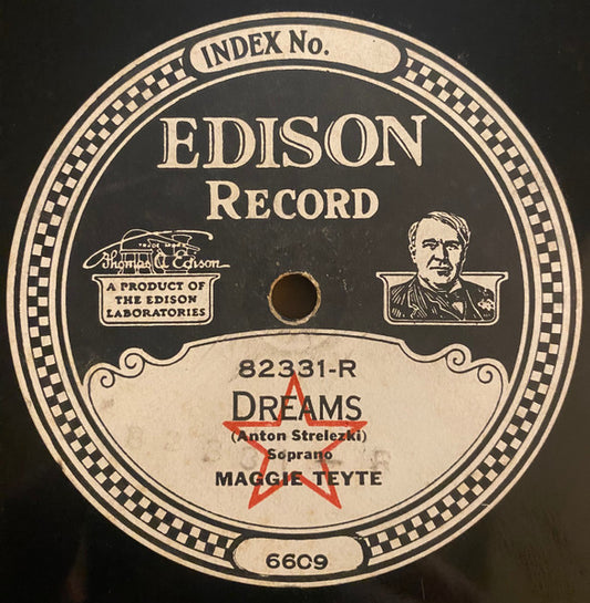 Maggie Teyte : Dreams / Happy Days (Edison Disc)