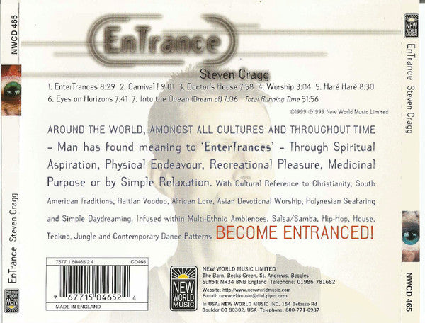 Steven Cragg : EnTrance (CD, Album)