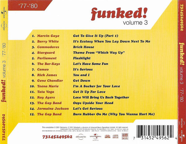 Various : Funked! Volume 3 '77-'80 (CD, Comp)