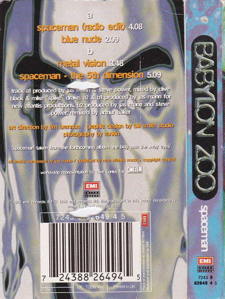 Babylon Zoo : Spaceman (Cass, Single, Bev)