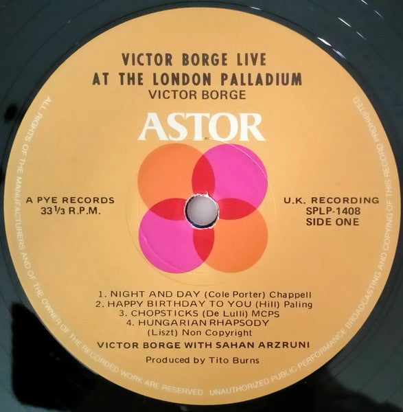 Victor Borge (2) : Victor Borge Live At The London Palladium (LP, Album)